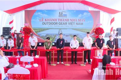 Khánh thành nhà máy sản xuất dụng cụ thể thao tại xã Ba Đình