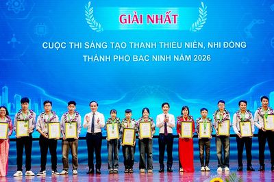 40 mô hình đạt giải Cuộc thi Sáng tạo thanh thiếu niên, nhi đồng thành phố Bắc Ninh năm 2026