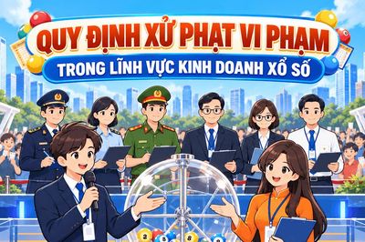 [Infographic] - Kinh doanh xổ số vi phạm quy định bị phạt tối đa đến 200 triệu đồng