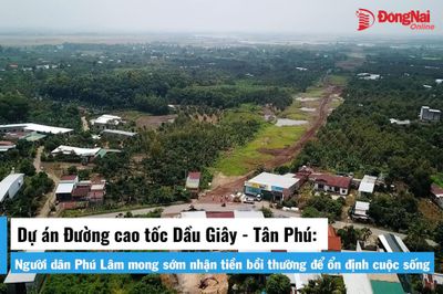 [Video] Dự án Ðường cao tốc Dầu Giây - Tân Phú: Người dân Phú Lâm mong sớm nhận tiền bồi thường để ổn định cuộc sống