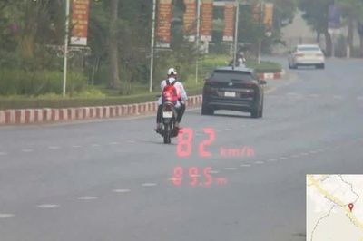 Lào Cai: Nam học sinh vi phạm 5 lỗi giao thông, điều khiển xe gắn máy chạy 82 km/h