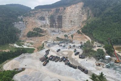 Quảng Ngãi: Loạt dự án đầu tư công 'thở phào' khi nguồn đá được tháo gỡ