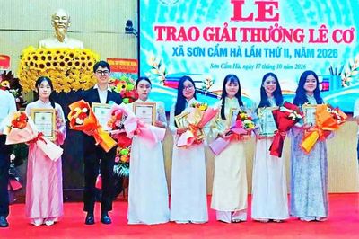 Xã Sơn Cẩm Hà, Đà Nẵng trao Giải thưởng Lê Cơ lần thứ II, năm 2026