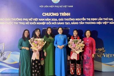 2 cá nhân của tỉnh vinh dự nhận Giải thưởng Phụ nữ Việt Nam