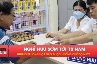 Ai được nghỉ hưu sớm tới 10 năm, thậm chí không giới hạn độ tuổi?