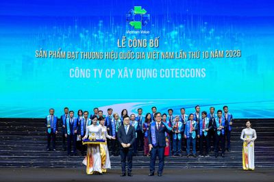 Coteccons lần thứ hai được công nhận Thương hiệu quốc gia Việt Nam
