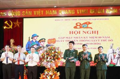 Xã Dân Hòa: Phát huy truyền thống 80 năm lực lượng vũ trang Thủ đô