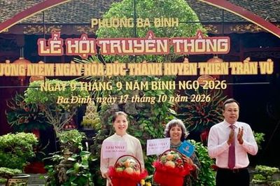 Phường Ba Đình kỷ niệm ngày hóa Đức Thánh Huyền Thiên Trấn Vũ năm 2026