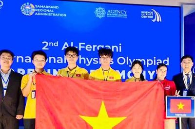 100% học sinh đoàn Việt Nam đoạt huy chương tại Olympic Vật lý quốc tế Al-Fergani 2026
