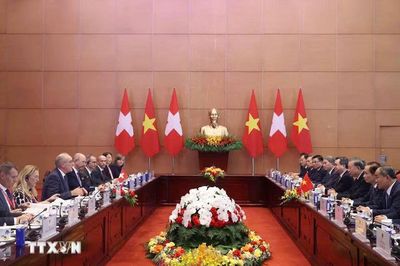 Tổng Bí thư, Chủ tịch nước Tô Lâm hội đàm với Tổng thống Thụy Sĩ Guy Parmelin