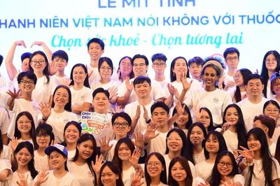 Xây dựng thế hệ thanh niên Việt Nam khỏe mạnh, năng động, không thuốc lá