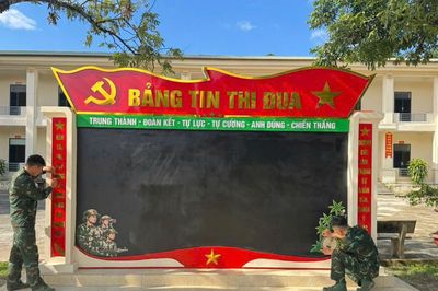 Tuổi trẻ góp công mừng ngày truyền thống