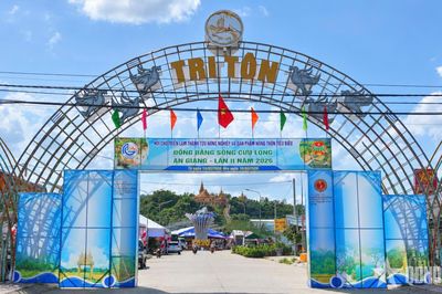 An Giang: Sắc màu nông sản tiêu biểu tại hội chợ nông nghiệp Tri Tôn
