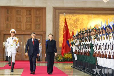 Thủ tướng Lê Minh Hưng chủ trì lễ đón Thủ tướng Công quốc Liechtenstein