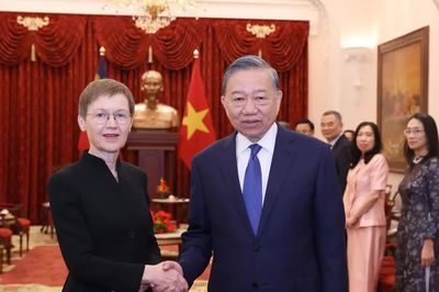 Tổng Bí thư, Chủ tịch nước Tô Lâm tiếp Thủ tướng Công quốc Liechtenstein Brigitte Haas