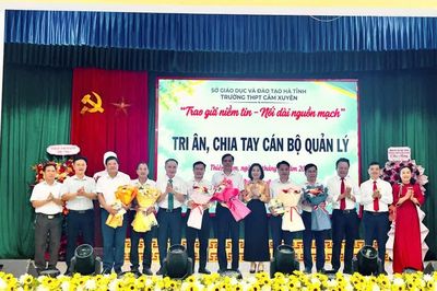 Trường THPT Cẩm Xuyên tri ân những người thầy tiếp nối mạch nguồn