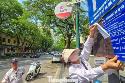 12 tuyến phố trung tâm đồng loạt thay biển tăng giá gửi ôtô