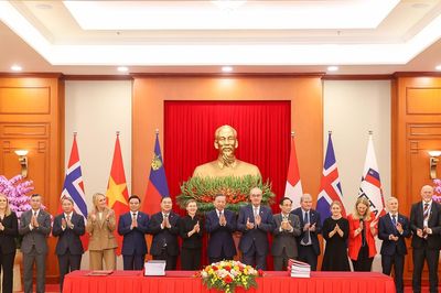 Tổng Bí thư, Chủ tịch nước chứng kiến Lễ ký Hiệp định Thương mại Tự do Việt Nam - EFTA (VEFTA)