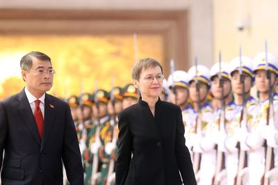 Thủ tướng Lê Minh Hưng chủ trì lễ đón Thủ tướng Công quốc Liechtenstein