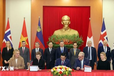 Lễ ký Hiệp định Thương mại tự do giữa Việt Nam và các nước thành viên EFTA