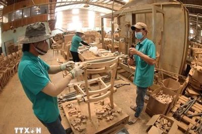 Khu gian hàng Việt Nam gây ấn tượng mạnh tại hội chợ nội thất quốc tế ở Mỹ
