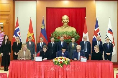 Chính thức ký kết FTA Việt Nam - EFTA sau 14 năm đàm phán