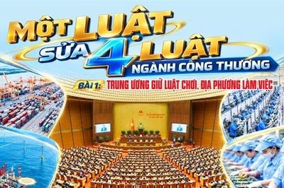 Một luật sửa 4 luật ngành Công Thương - Bài 1: Trung ương giữ luật chơi, địa phương làm việc