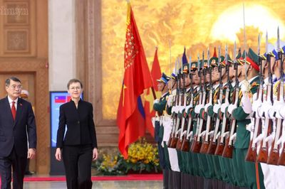 Thủ tướng Lê Minh Hưng chủ trì lễ đón chính thức Thủ tướng Liechtenstein