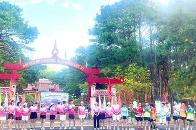 Gần 200 thành viên Câu lạc bộ Mang Yang Runner lan tỏa phong trào chạy bộ