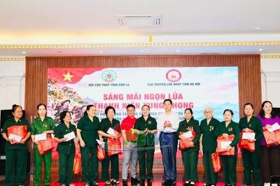 Chương trình tri ân 'Sáng mãi ngọn lửa Thanh niên xung phong'.