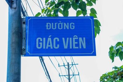 Đã gắn biển tên đường Giác Viên tại phường Bình Thới, TP.HCM