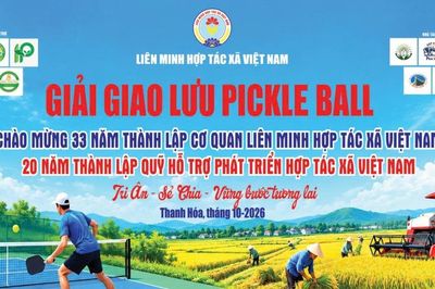 Pickleball và đêm gala kết nối hệ thống Liên minh Hợp tác xã Việt Nam