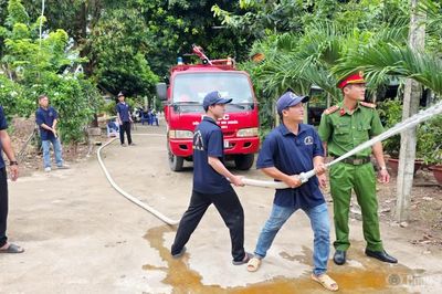 Phát huy hiệu quả Đội chữa cháy tình nguyện ở xã biên giới An Giang