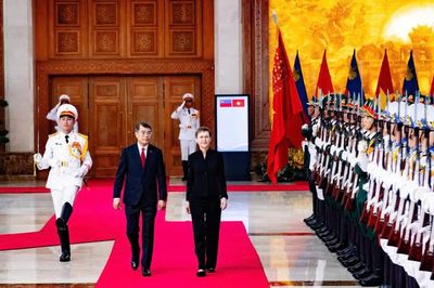 Thủ tướng Lê Minh Hưng chủ trì lễ đón chính thức Thủ tướng Liechtenstein