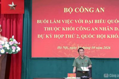 Phát huy vai trò đại biểu Quốc hội khối Công an nhân dân