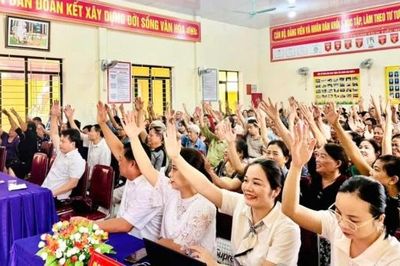 Nghệ An: Cử tri xã Tân Kỳ nô nức đi bầu cử xóm trưởng, nhiệm kỳ 2026 - 2031