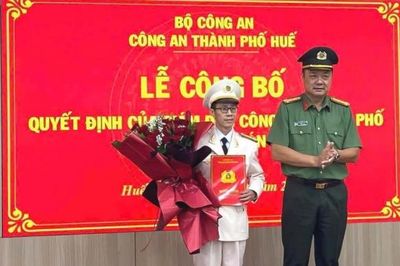 Thượng tá Quách Hoàng Thảo giữ chức Trưởng phòng Phòng Hậu cần, CATP Huế