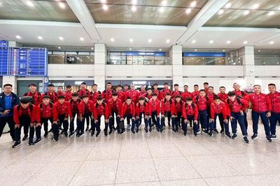 U17 Việt Nam đến Hàn Quốc, chuẩn bị cho FIFA U17 World Cup 2026