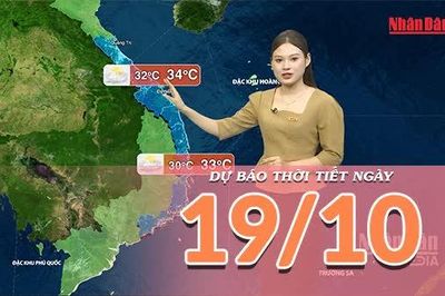 [Video] Dự báo thời tiết ngày 19/10/2026: Bắc Bộ trời nắng, Trung Bộ và Nam Bộ có nơi mưa lớn