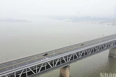 Hà Nội phân luồng giao thông trên cầu Thăng Long từ ngày 22/10