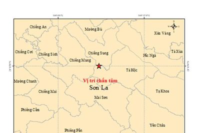 Động đất có độ lớn 4,2 tại tỉnh Sơn La