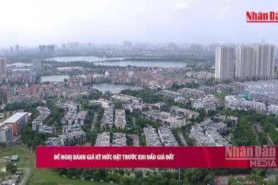 [Video] Đề nghị đánh giá kỹ mức đặt trước khi đấu giá đất