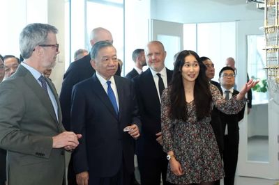 [Ảnh] Tổng Bí thư, Chủ tịch nước Tô Lâm thăm Viện nghiên cứu Niels Bohr của Đại học Copenhagen