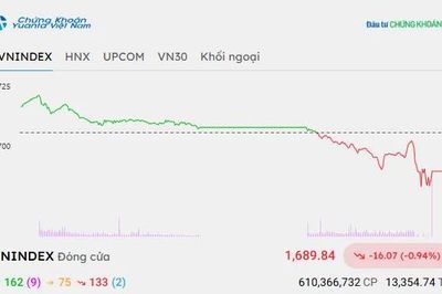 Chứng khoán hôm nay 19/10/2026: VN-Index giảm sâu dưới mốc 1.700 điểm
