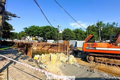 Cận cảnh công trường dự án 130 tỷ đồng chậm tiến độ ở Đà Nẵng