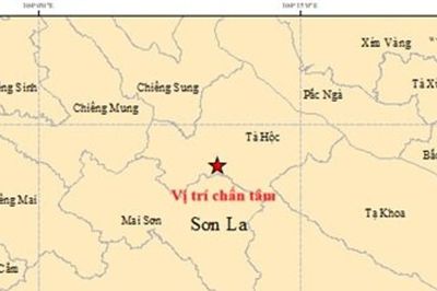 Sơn La xảy ra 2 trận động đất liên tiếp tại khu vực xã Tà Hộc