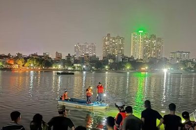 Hai người bị đuối nước ở hồ Định Công