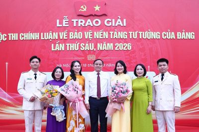 Nghệ An có 4 tác phẩm đoạt giải Cuộc thi chính luận bảo vệ nền tảng tư tưởng của Đảng lần thứ sáu, năm 2026