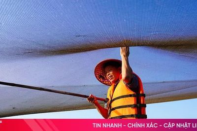 Thú vị nghề cất vó ven sông ở Hà Tĩnh