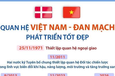 Quan hệ Việt Nam-Đan Mạch phát triển tốt đẹp
